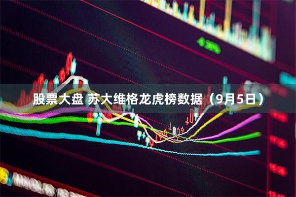股票大盘 苏大维格龙虎榜数据（9月5日）